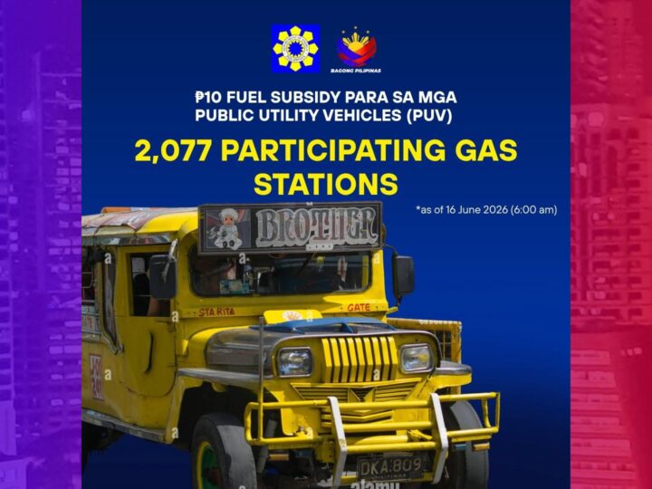 P10 per liter subsidy sa mga tsuper nagpapatuloy – DOE