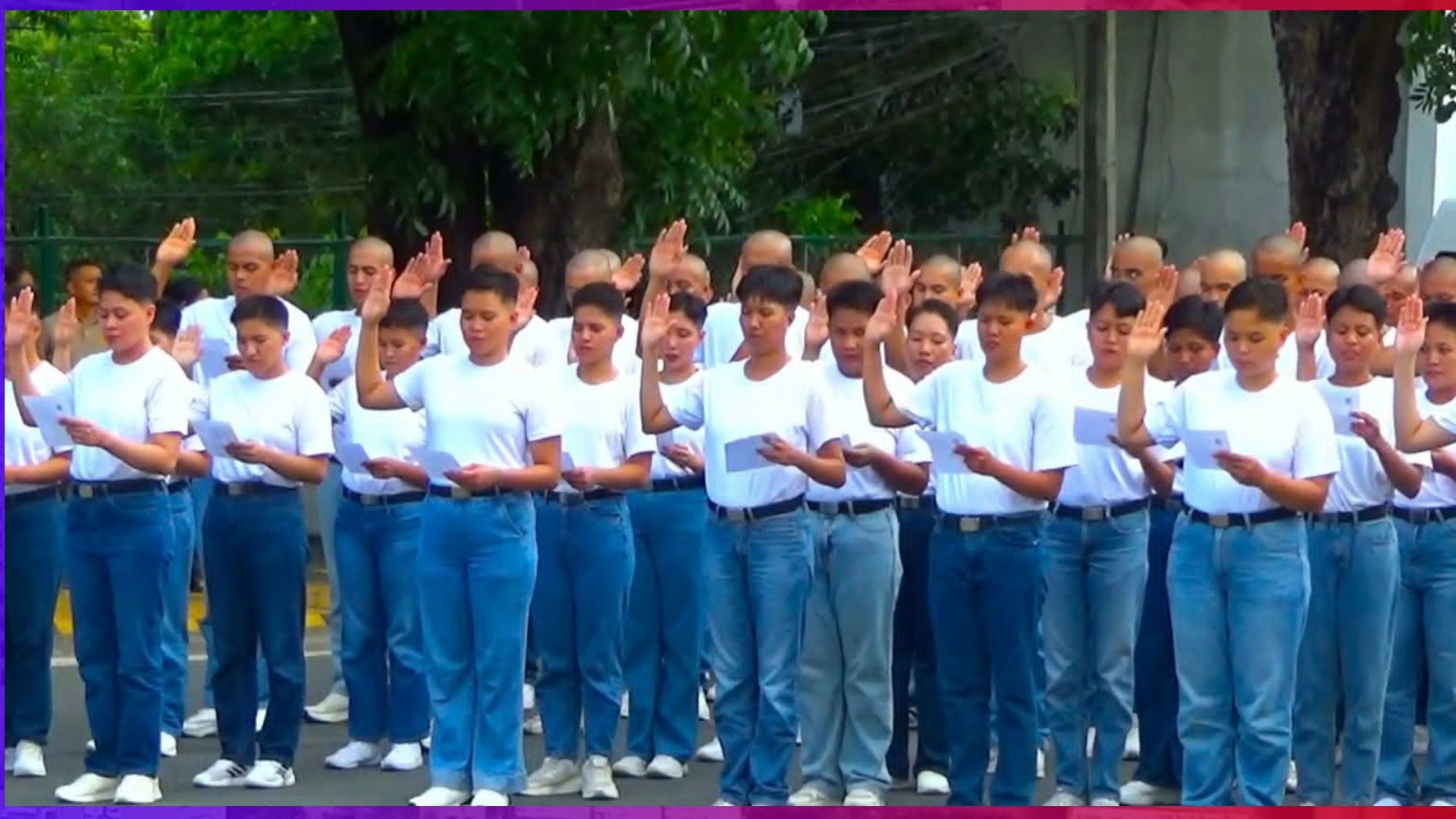 1,000 bagong Corrections officer sumumpa sa tungkulin
