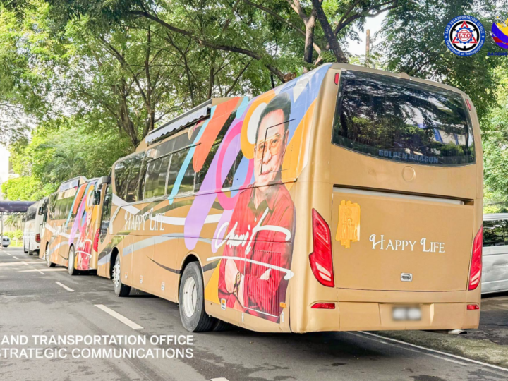 2 bus ng politiko inimpound ng LTO