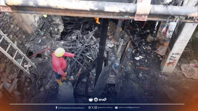 Culiat Bridge sa QC sinuri ng DPWH matapos ang sunog noong Sabado