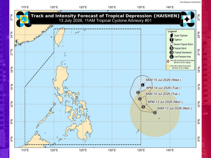 LPA sa labas ng bansa naging bagyo na; nakatakdang pumasok sa PAR