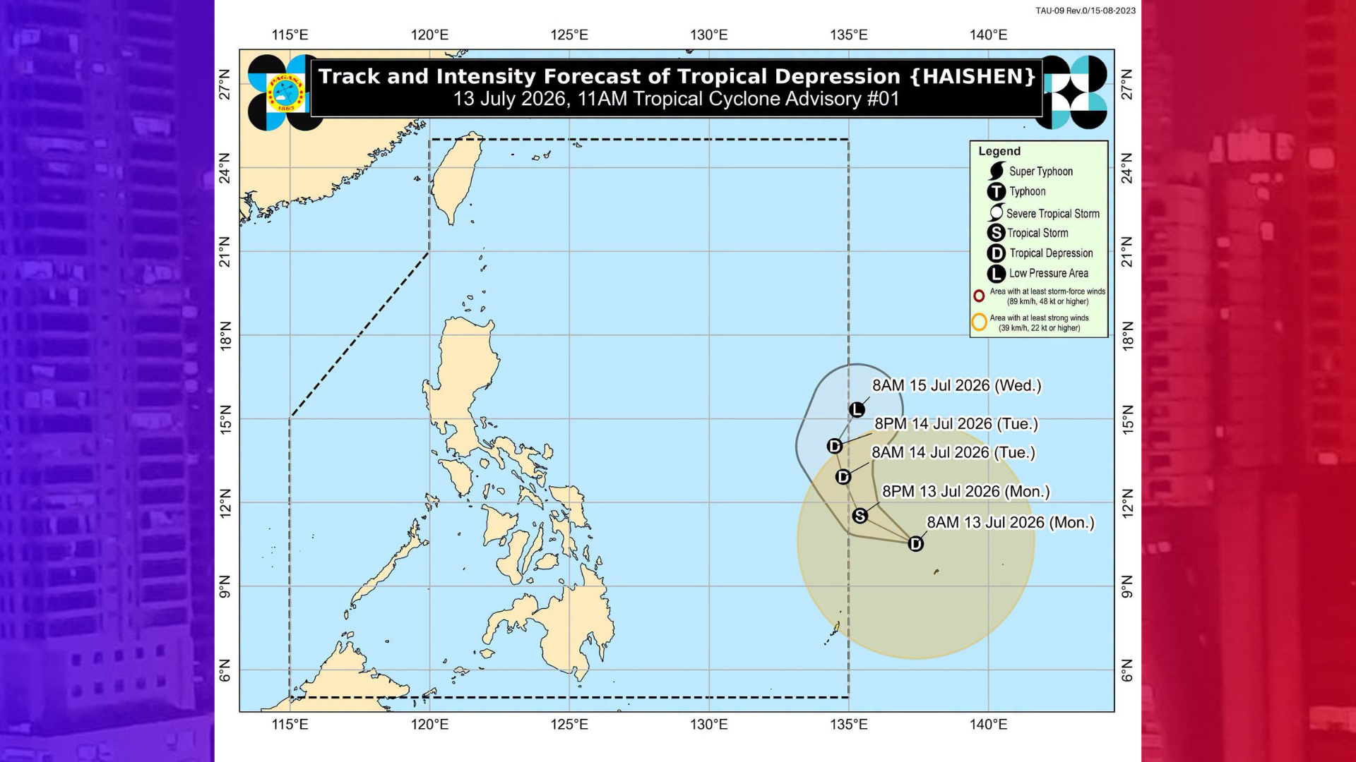 LPA sa labas ng bansa naging bagyo na; nakatakdang pumasok sa PAR