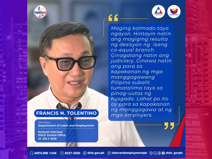 Mga manggagawa na nakatanggap na ng wage hike hindi kailangang magsauli