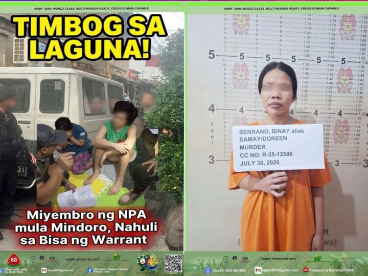 NPA member, dayuhang kasabwat timbog sa Laguna