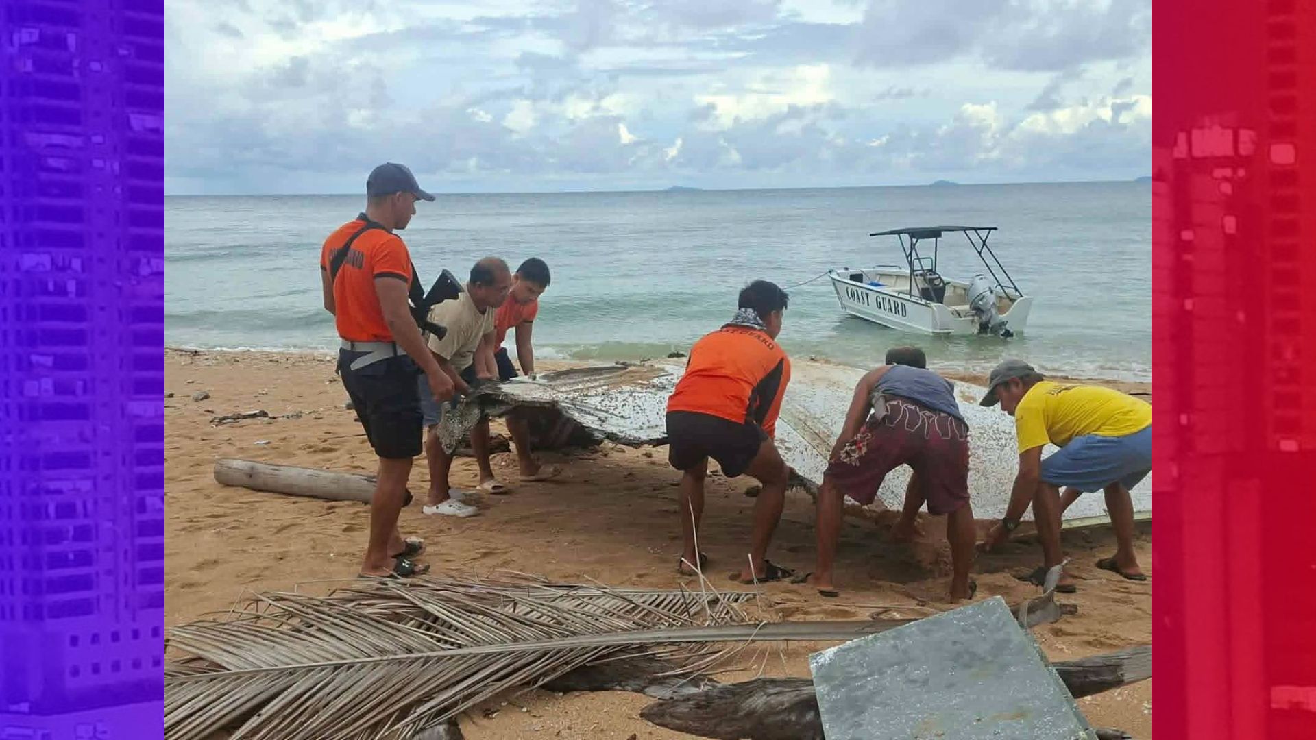 Hinihinalang rocket debris na-recover sa Palawan