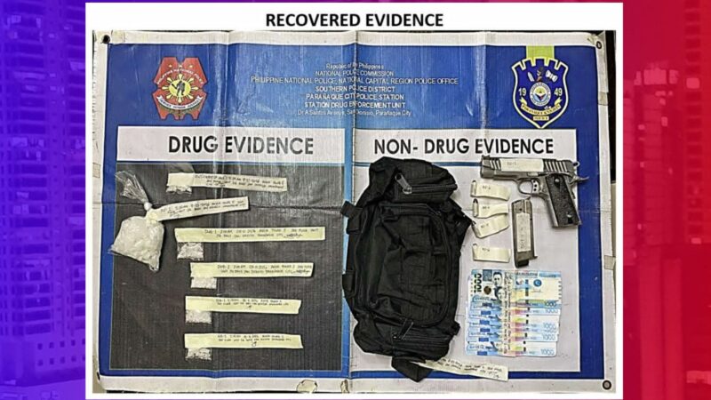 5 drug personalities arestado; P850K na halaga ng shabu at baril nakumpiska sa Parañaque drug bust