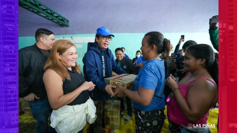 Las Piñas LGU naghatid ng tulong sa Elias Aldana evacuees