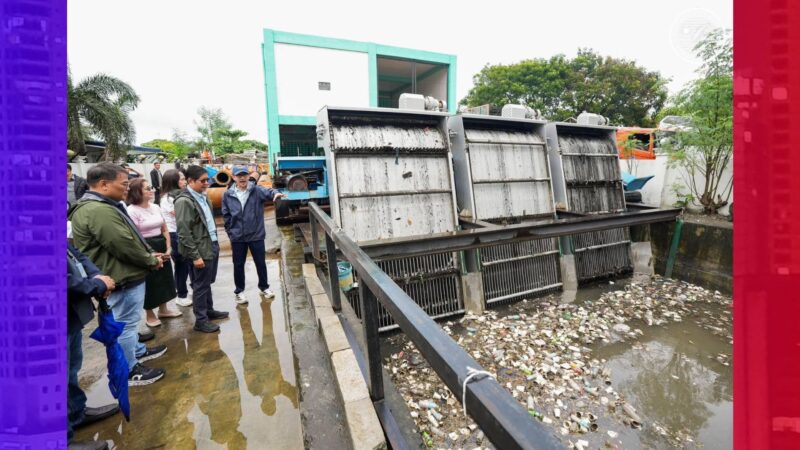 PBBM nag-inspeksyon sa tambak na basura sa Diokno Pumping Station sa Pasay