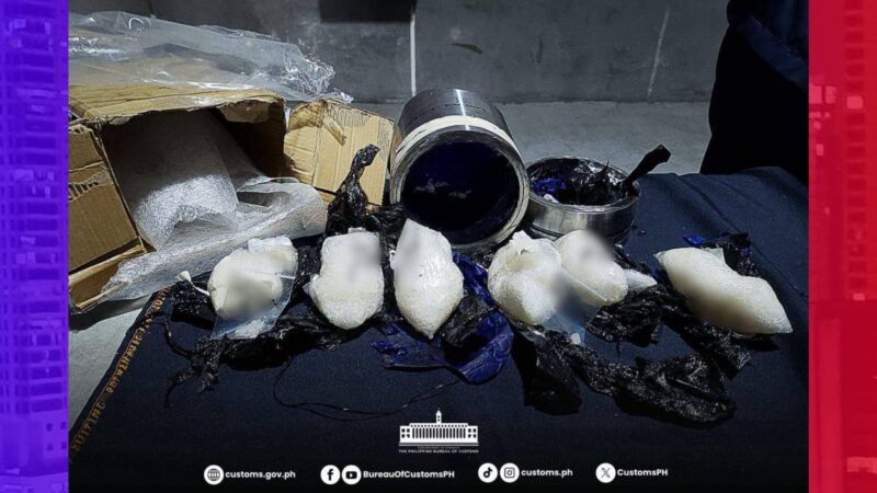 P11.6M na halaga ng shabu galing South Africa nakumpiska sa Clark
