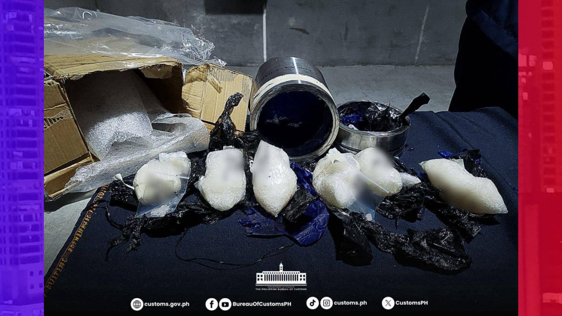 P11.6M na halaga ng shabu galing South Africa nakumpiska sa Clark