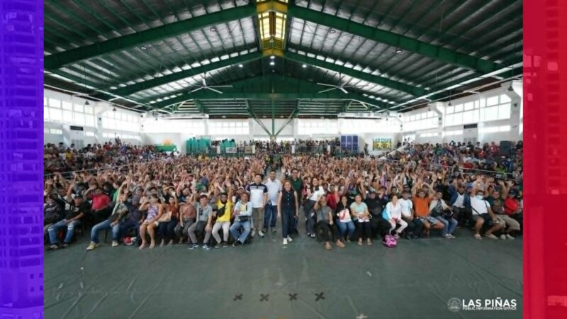 4,000 benepisyaryo nakatanggap ng tig-10 kilo ng bigas sa Las Piñas