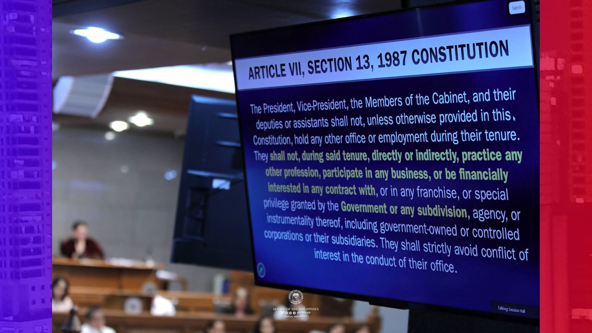 Pagkakaroon ng business interest ni VP Sara sa mga paribadong kumpanya nabunyag sa impeachment trial