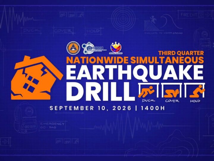 Nationwide Earthquake Drill ikakasa ng OCD sa Sept. 10