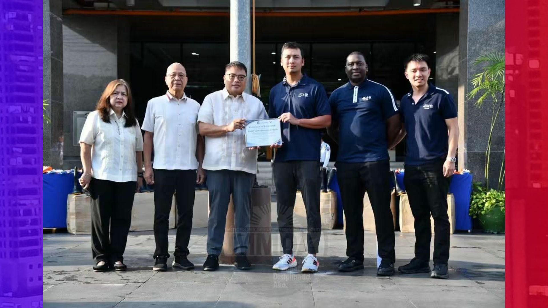 MMDA tumanggap ng donasyon mula sa JCI