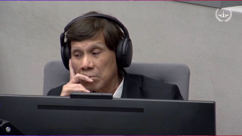 Dating Pangulong Duterte dumalo sa status conference ng kaniyang kaso sa ICC