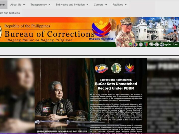BuCor nagbabala sa publiko at aplikante laban sa dalawang pekeng recruitment websites