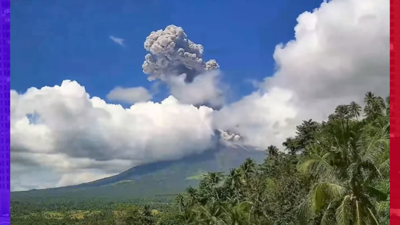 Alert Level 3 itinaas sa Bulkang Mayon