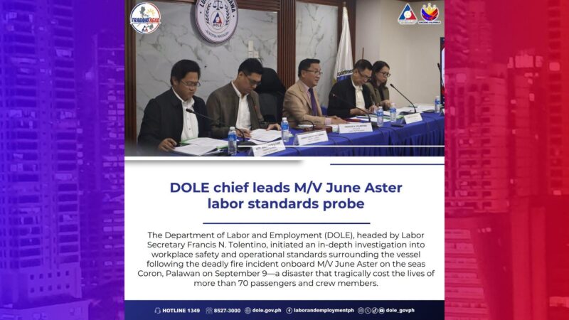 Management ng MV June Aster may utang sa sweldo ng kanilang mga manggagawa
