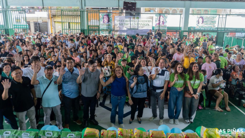 Mahigit 700 Las Piñeros nakatanggap ng libreng medical at dermatological services mula sa The Aivee Group
