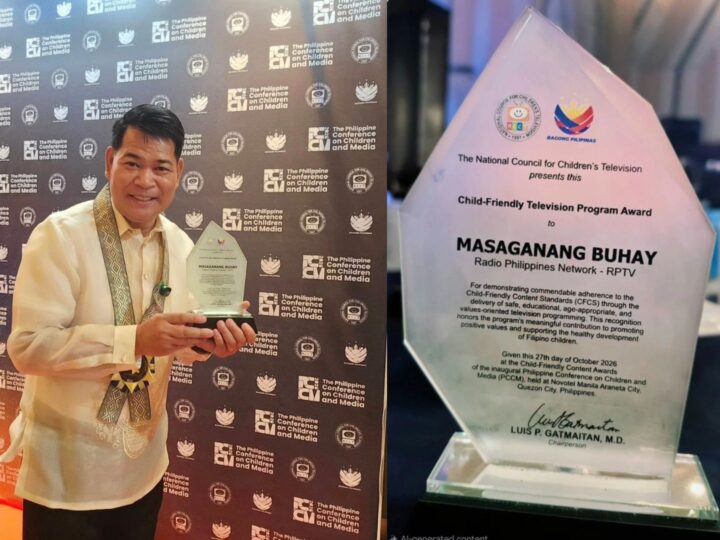 Programang “Masaganang Buhay” kinilala bilang Child-friendly Program ng NCCT