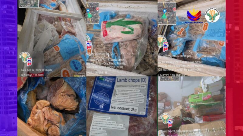 P5.19M halaga ng ilegal na karne nakumposka sa cold storage sa Pasay City