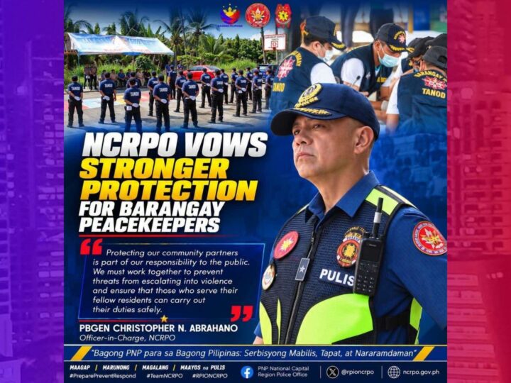 Mas maigting na proteksiyon sa mga opisyal at kawani ng barangay, inutos ng NCRPO