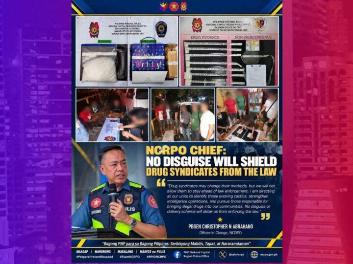 Kalakalan ng ilegal na droga gamit ang mga lehitimong parcel sa Metro Manila hindi makaliligtas sa NCRPO
