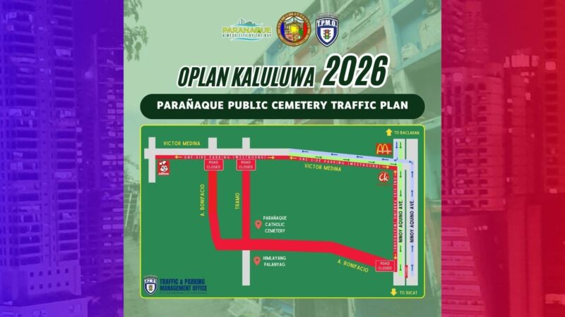 Parañaque LGU naglabas ng traffic plan para sa Undas