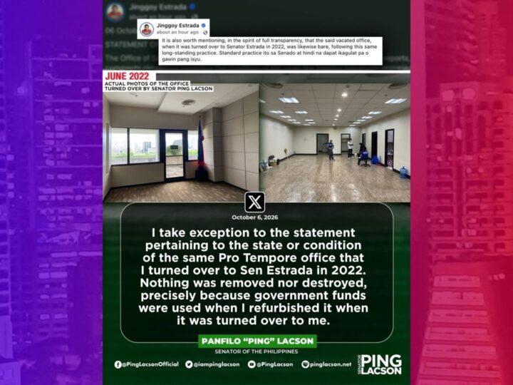 Tanggapan ng Pro Tempore sa Senado buong iniwan ni Sen. Lacson noong 2022