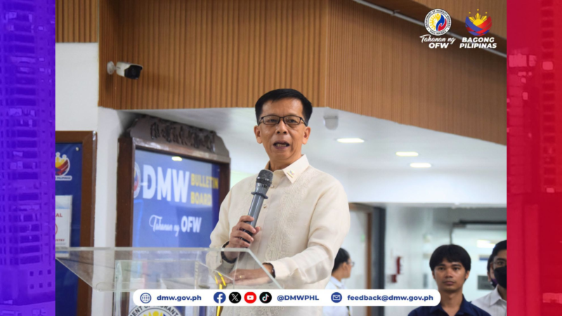 DMW Sec. Cacdac humiling ng dasal para sa mga Pinoy na naiipit ng gulo sa Middle East